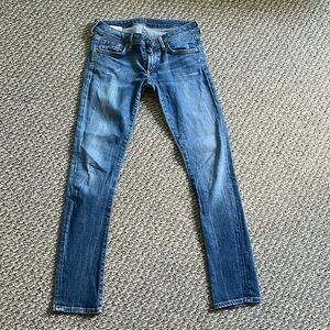 CITIZENS OF HUMANITY Low Mid Rise Stretch Denim Straight Skinny Denim Jeans 27